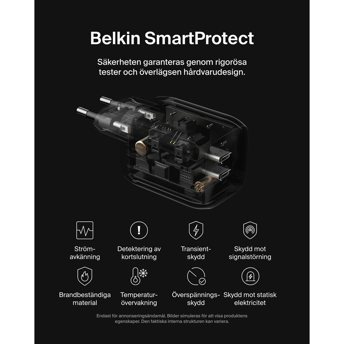 Belkin Usb-Lightning Kaabel Belkin Ena007Kqbk Must