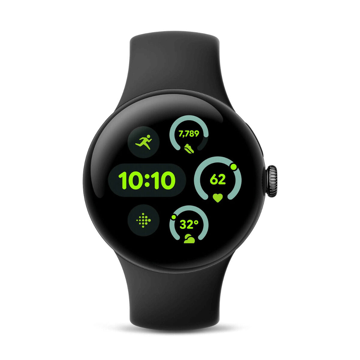 Google Nutikell Google Pixel Watch 3 45Mm Lte Must 1,4" 45 Mm
