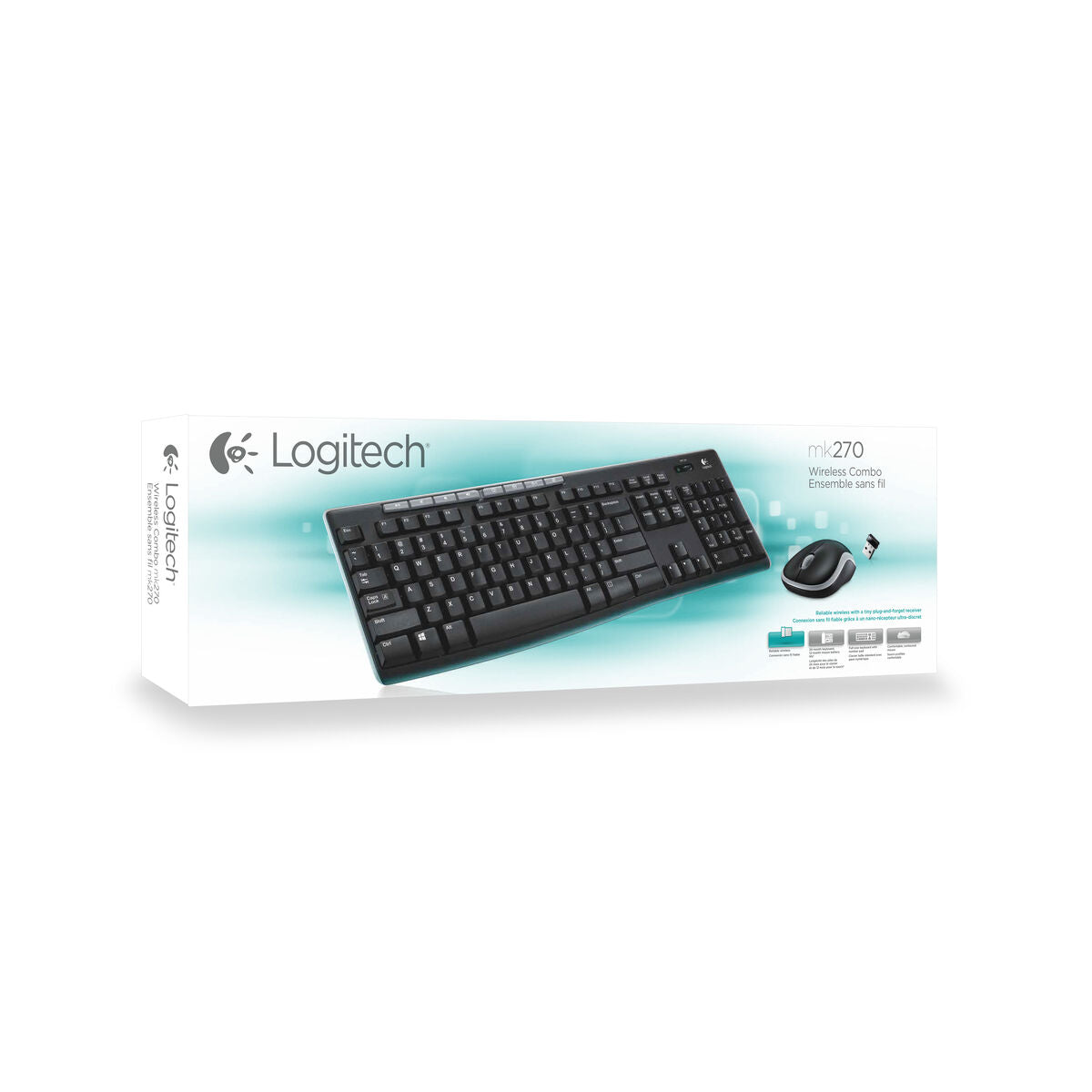 Logitech Klaviatuur Ja Juhtmevaba Hiir Logitech 920-004512 Qwerty Itaalia Keel Itaalia