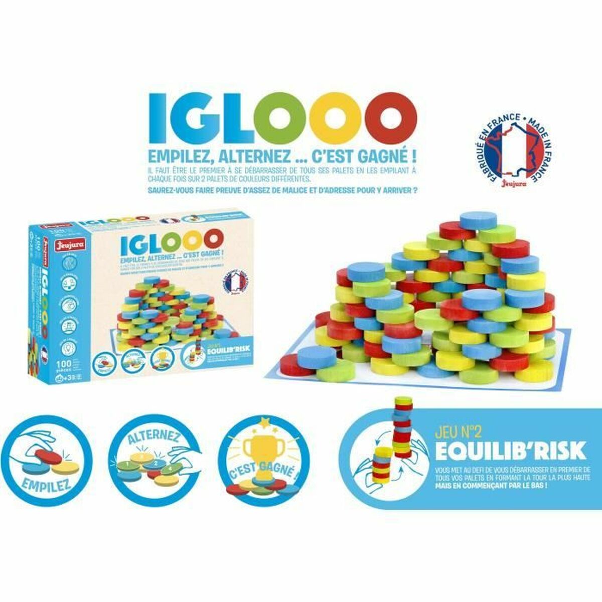 Jeujura Lauamäng Jeujura Iglooo 23 X 9 X 33 Cm