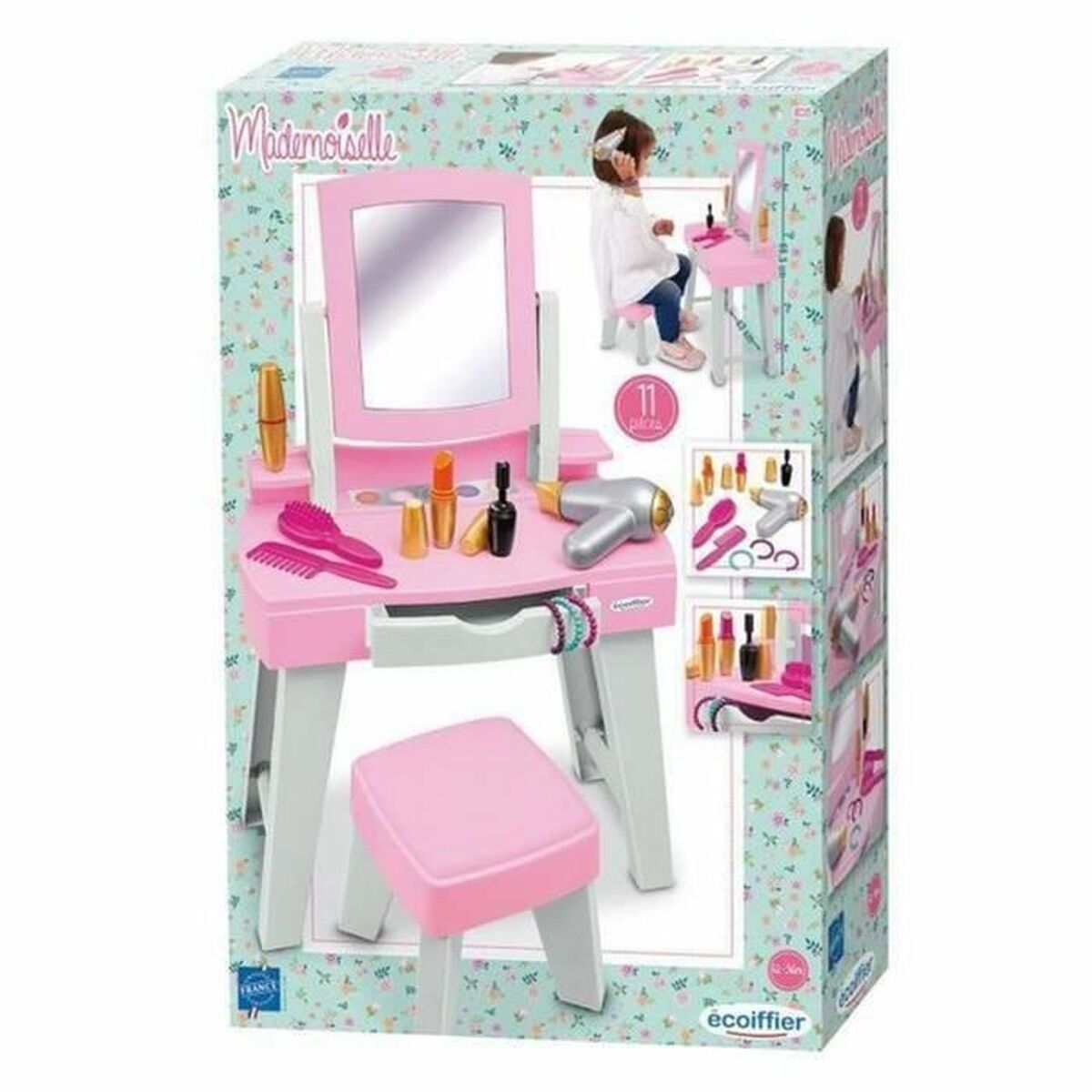 Ecoiffier Interaktiivne Mänguasi Ecoiffier My First Dressing Table 11 Tükid, Osad 1 Tükid, Osad