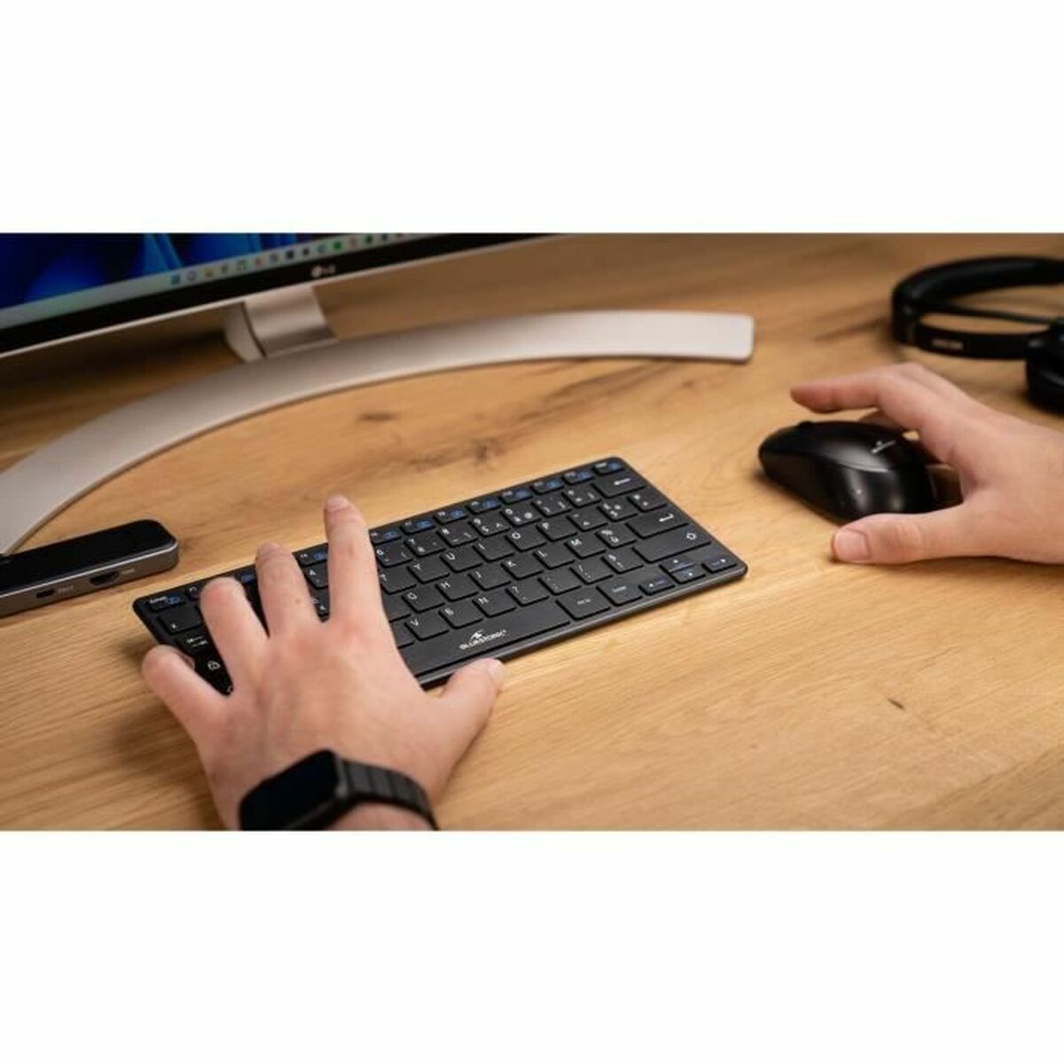 Bluestork Klaviatuur Ja Hiir Bluestork Sans Fil Ultra Compact Must