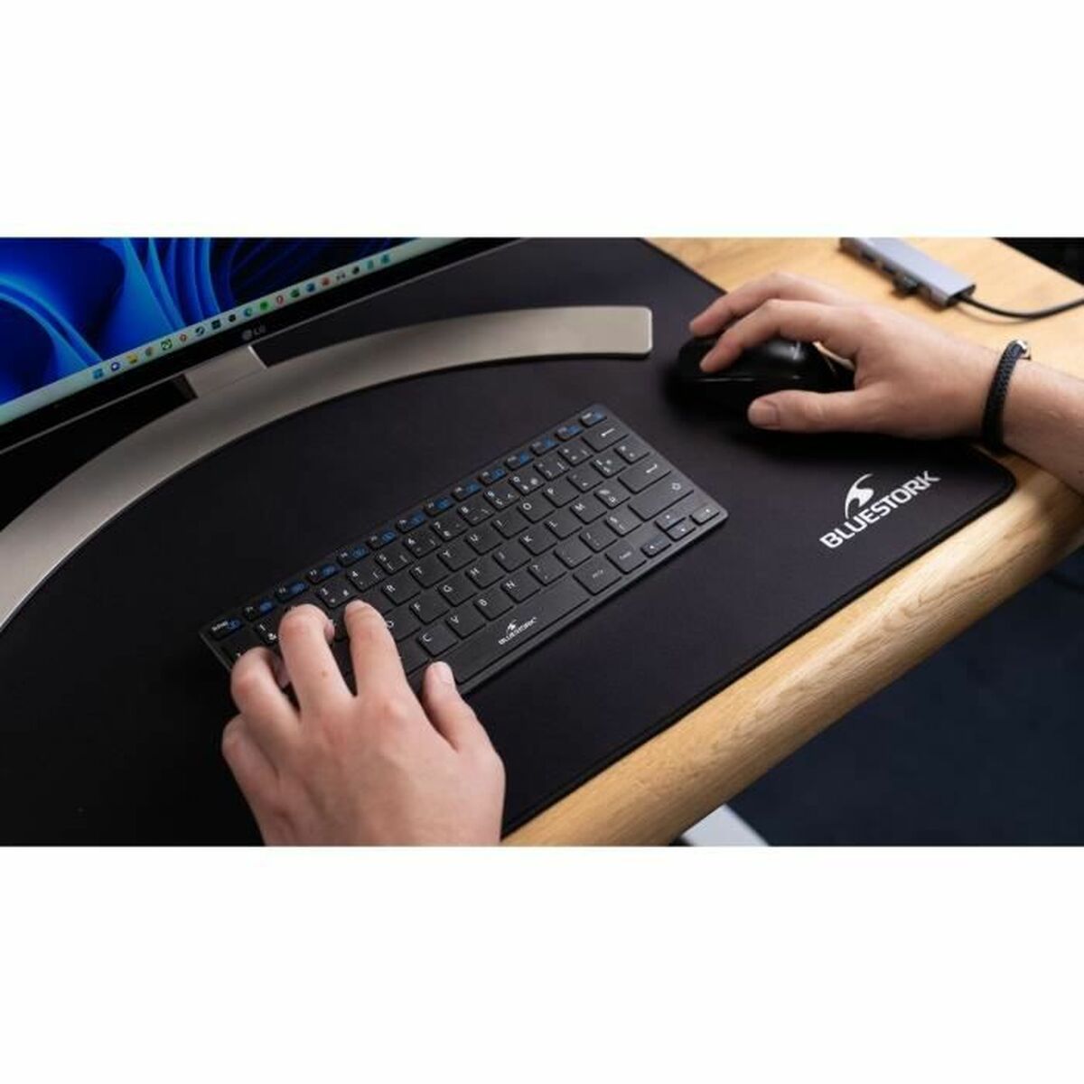 Bluestork Klaviatuur Ja Hiir Bluestork Sans Fil Ultra Compact Must