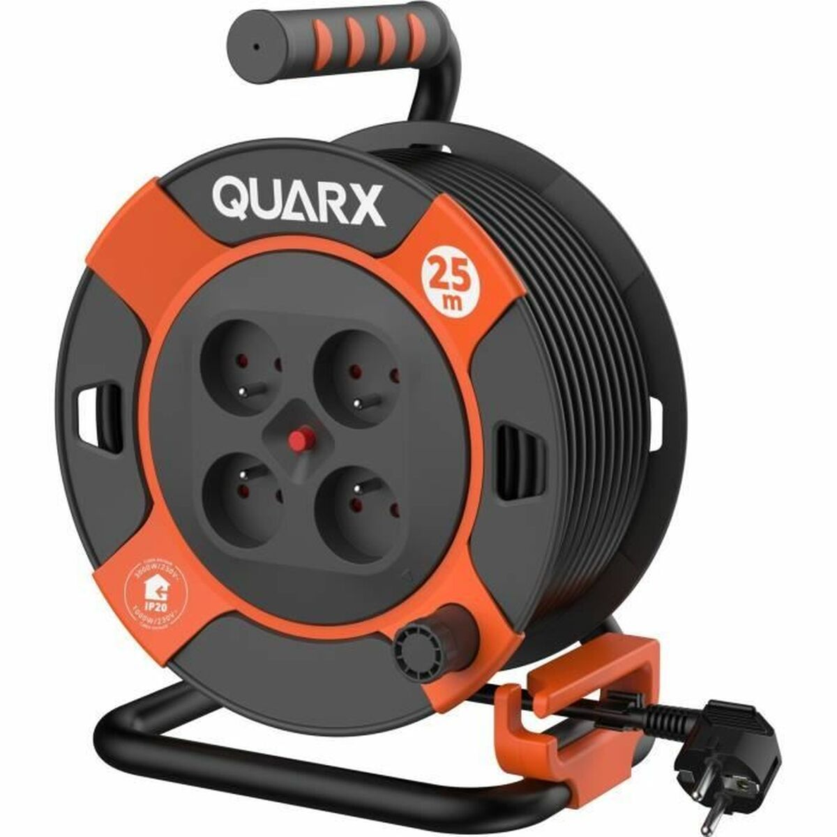 Quarx Pikendusjuhe Quarx H05Vv-F Must 25 M