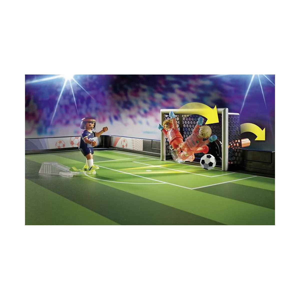 Playmobil Playset Playmobil Sports & Action Football Pitch 63 Tükid, Osad 71120