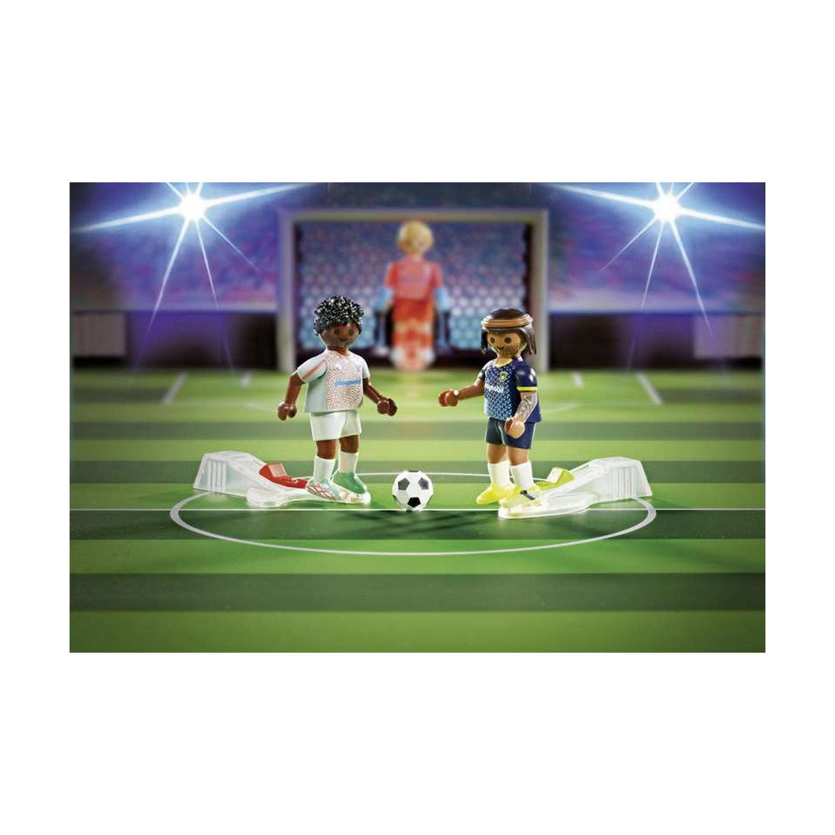 Playmobil Playset Playmobil Sports & Action Football Pitch 63 Tükid, Osad 71120