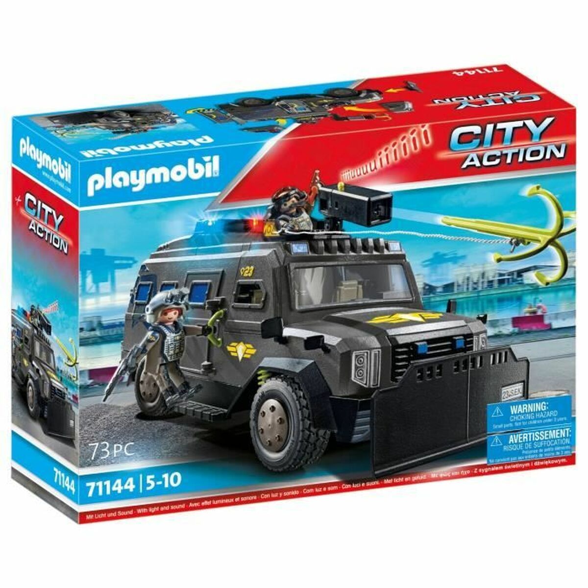 Playmobil Mänguasjade Komplekt Playmobil Police Car City Action Plastmass