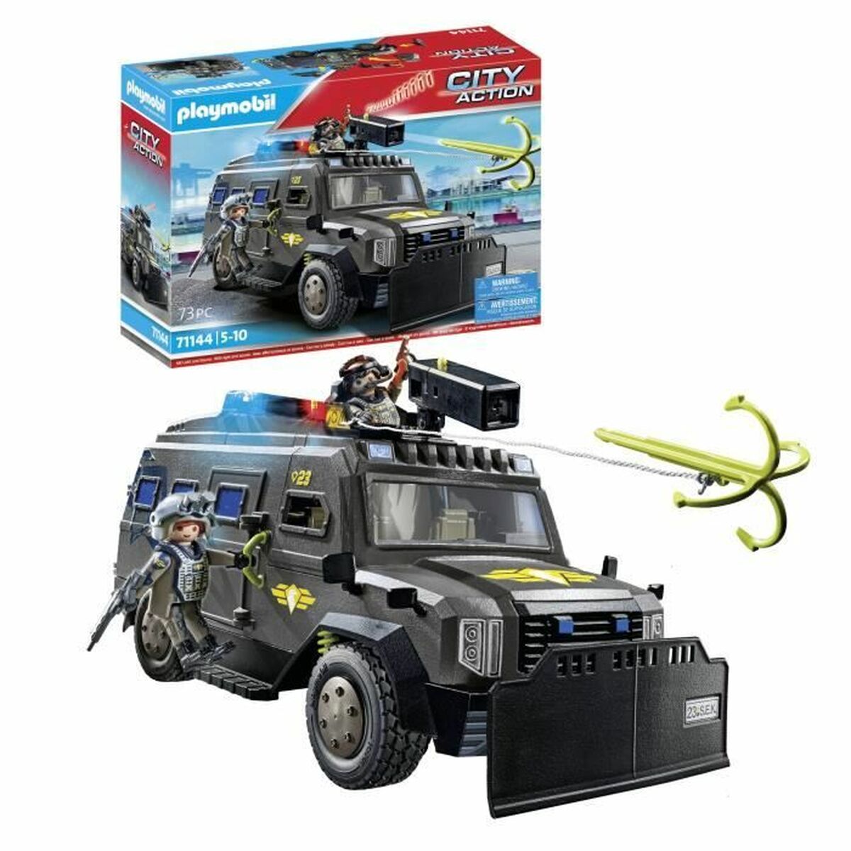 Playmobil Mänguasjade Komplekt Playmobil Police Car City Action Plastmass