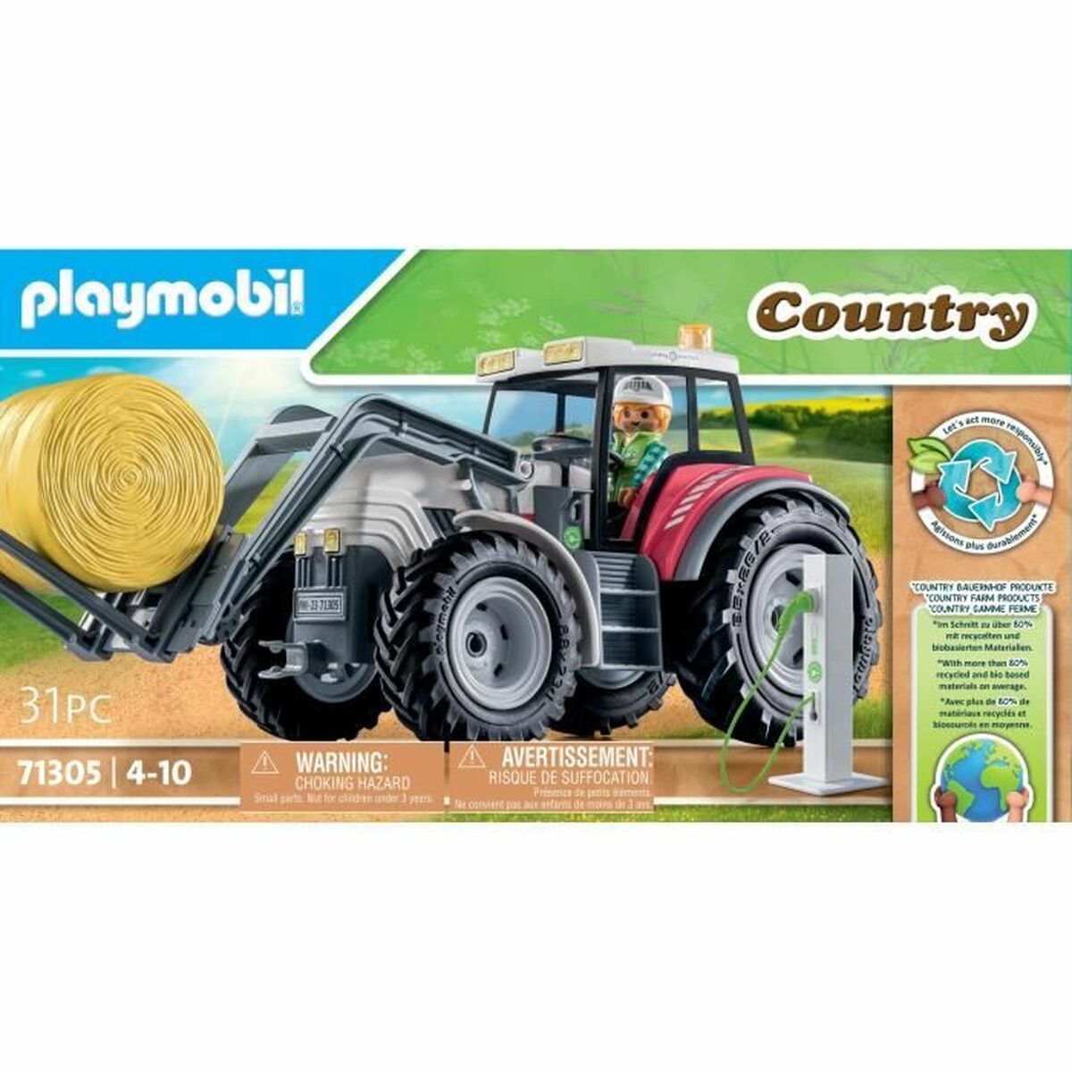Playmobil Mänguasjade Komplekt Playmobil Country Tractor