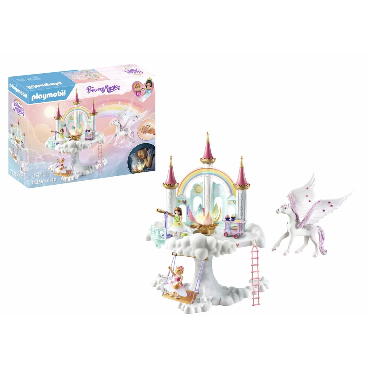 Playmobil Playset Playmobil 71359 Princess Magic 114 Tükid, Osad