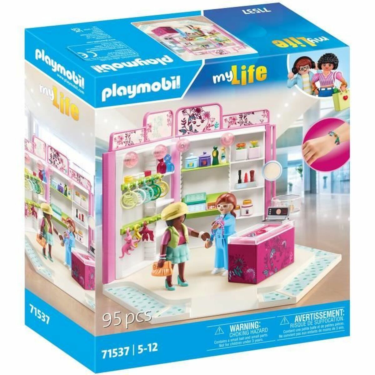 Playmobil Playset Playmobil My Life 71537 Accessories Shop 95 Tükid, Osad