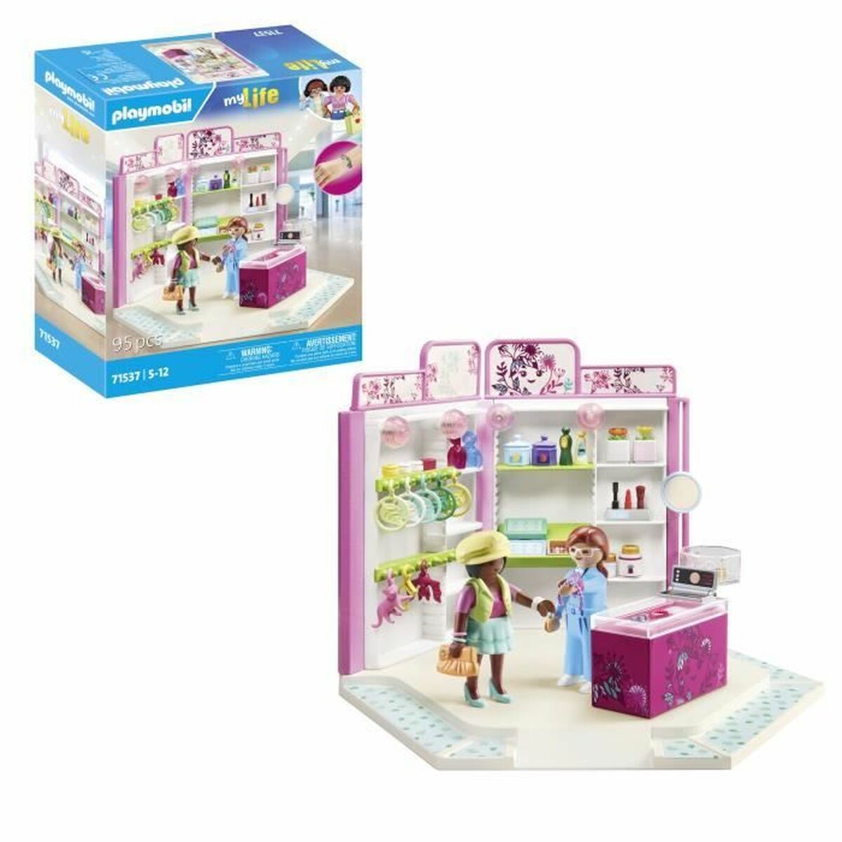 Playmobil Playset Playmobil My Life 71537 Accessories Shop 95 Tükid, Osad