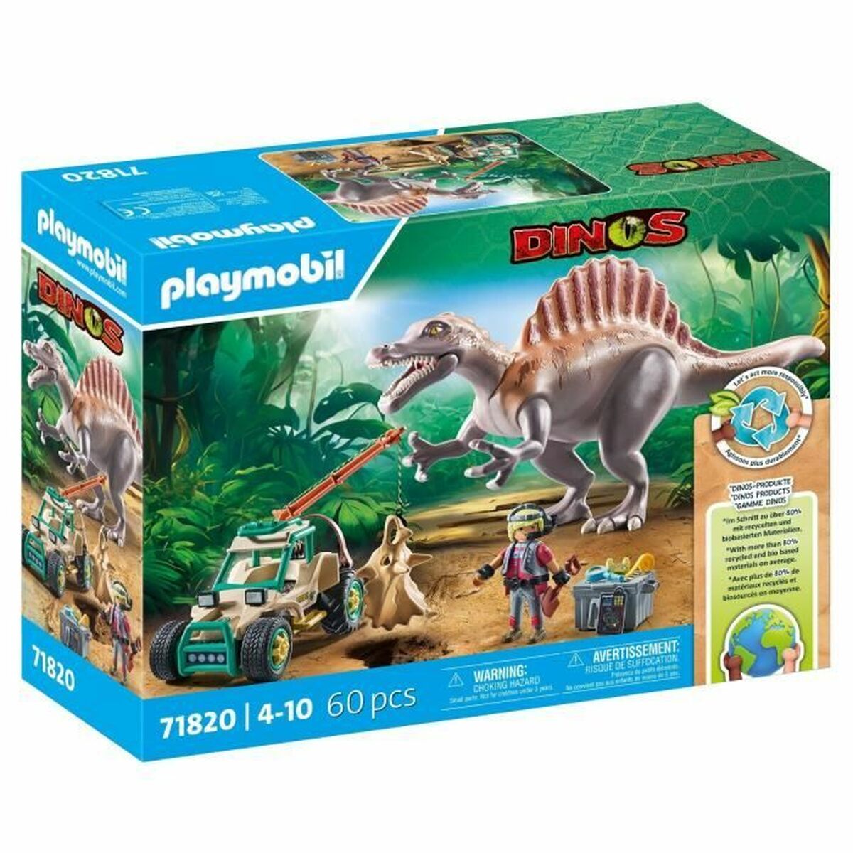 Playmobil Playset Playmobil 71820 60 Tükid, Osad