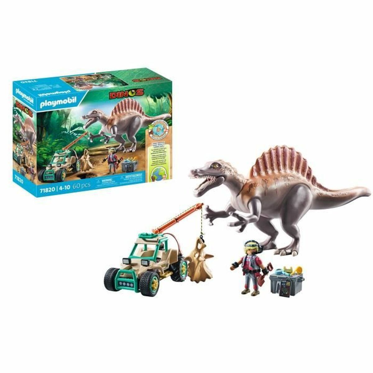 Playmobil Playset Playmobil 71820 60 Tükid, Osad