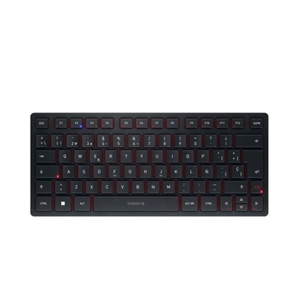 Cherry Klaviatuur Cherry Kw 9200 Mini Must Hispaaniakeelne Qwerty Qwerty