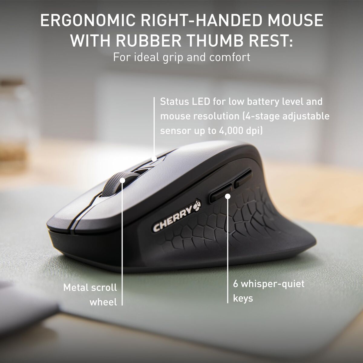 Cherry Klaviatuur Ja Hiir Cherry Jd-8550Es-2 Must Hispaania Qwerty