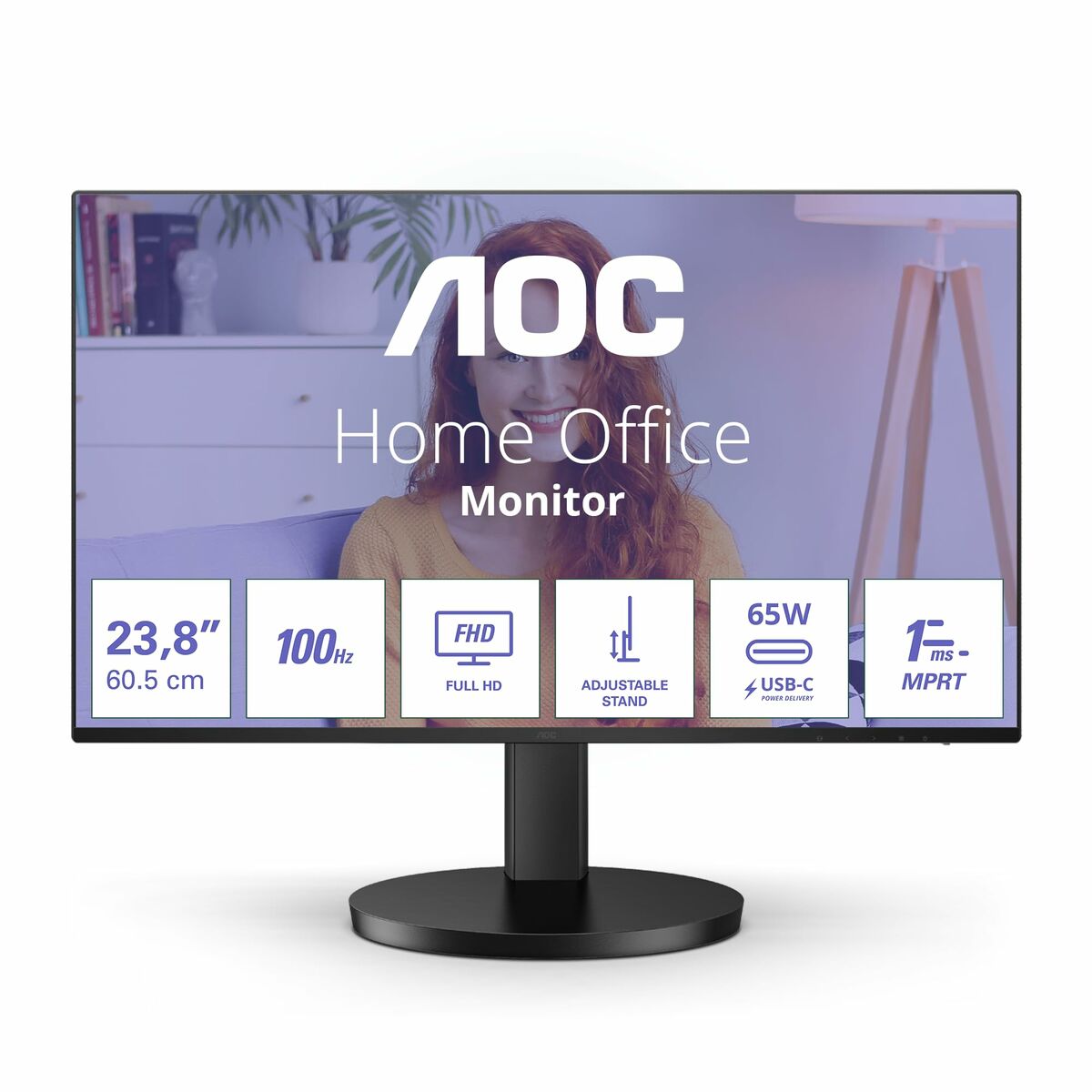 Aoc Monitor Aoc 24B3Cf2 Full Hd 23,8"