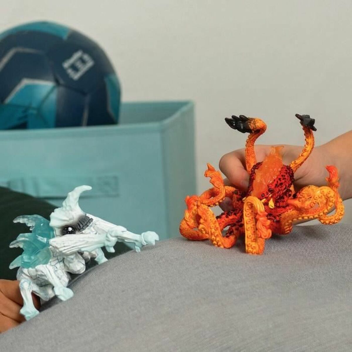Schleich Nukumaja Aksessuaarid Schleich Lava Octopus Vs Ice Bug Duo