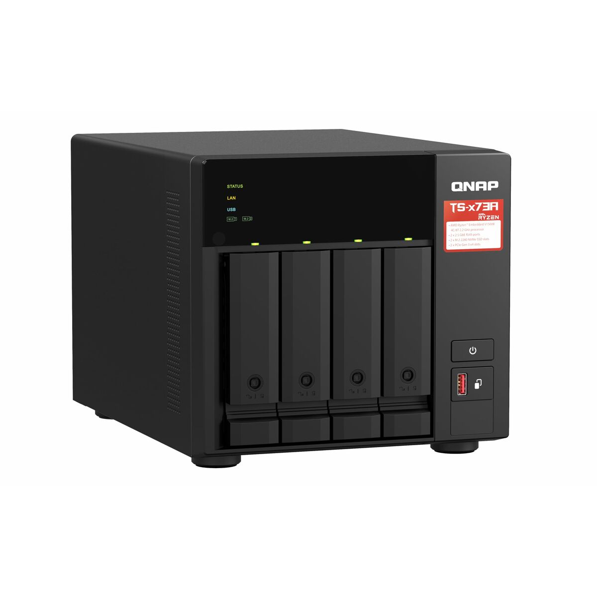 Qnap Nas Võrgusalvesti Qnap Ts-473A-Sw5T Must