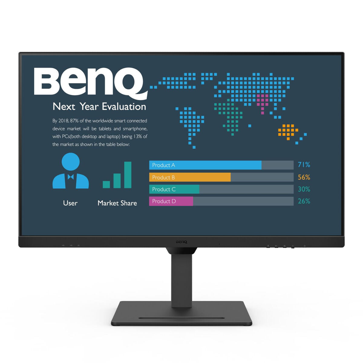 Benq Monitor Benq Bl2490 31,5" 23,8" Full Hd Quad Hd
