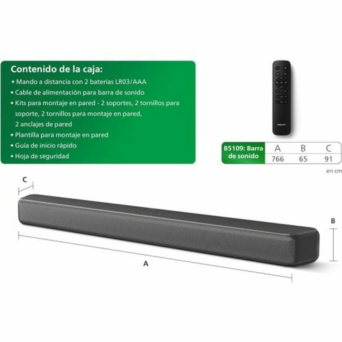 Philips Heliriba Philips Tab5109/10 Hall 60 W