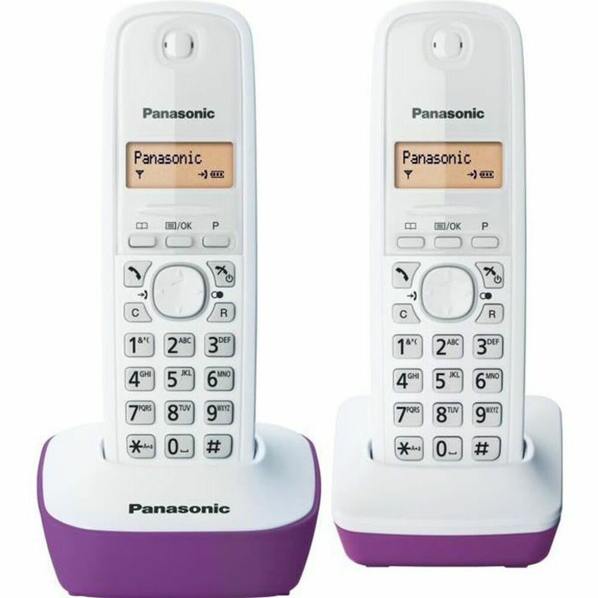Panasonic Juhtmevaba Telefon Panasonic Kx-Tg1612Frf Lilla