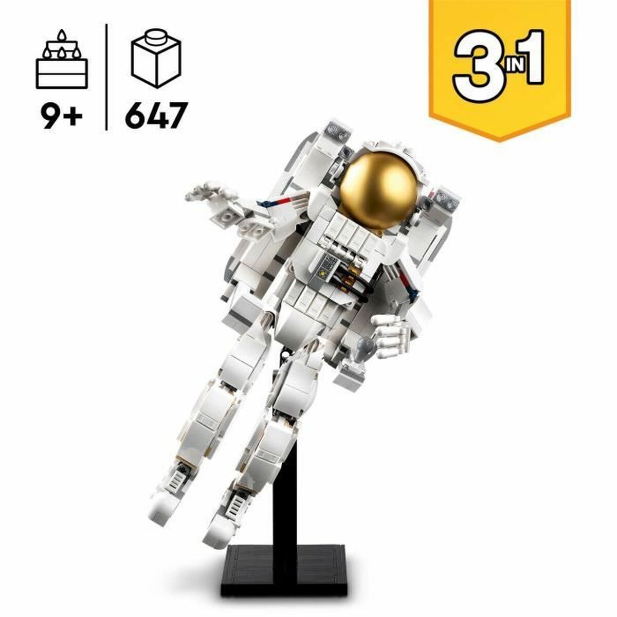 Lego Konstruktsioon Komplekt Lego 31152 Creator 3In1 Astronaut In Space Mitmevärviline 647 Tükid, Osad