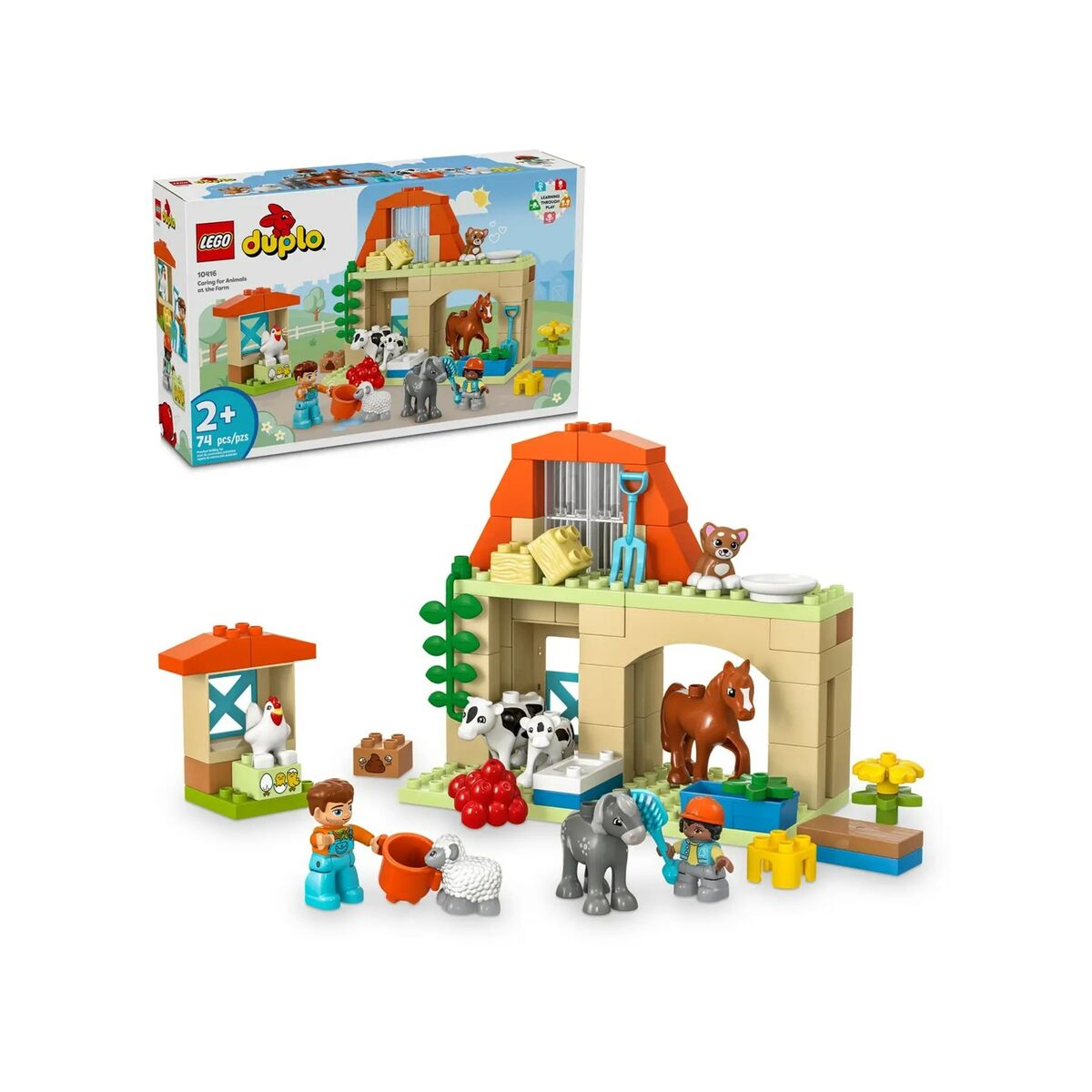Lego Playset Lego 10416 Caring For Animals At Ther Farm 74 Tükid, Osad