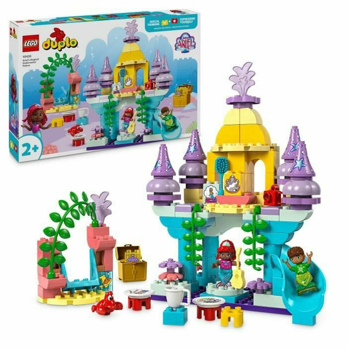 Lego Konstruktsioon Komplekt Lego Disney 10435 Ariel's Magical Underwater Palace Mitmevärviline 116 Tükid, Osad