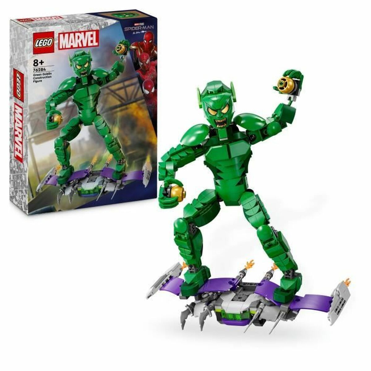 Lego Konstruktsioon Komplekt Lego 76284 Green Goblin Mitmevärviline 471 Tükid, Osad