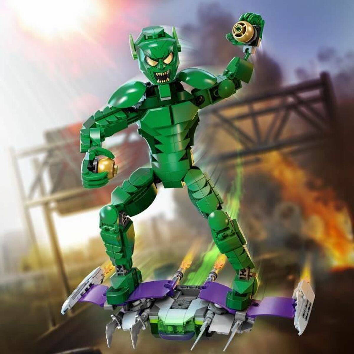 Lego Konstruktsioon Komplekt Lego 76284 Green Goblin Mitmevärviline 471 Tükid, Osad