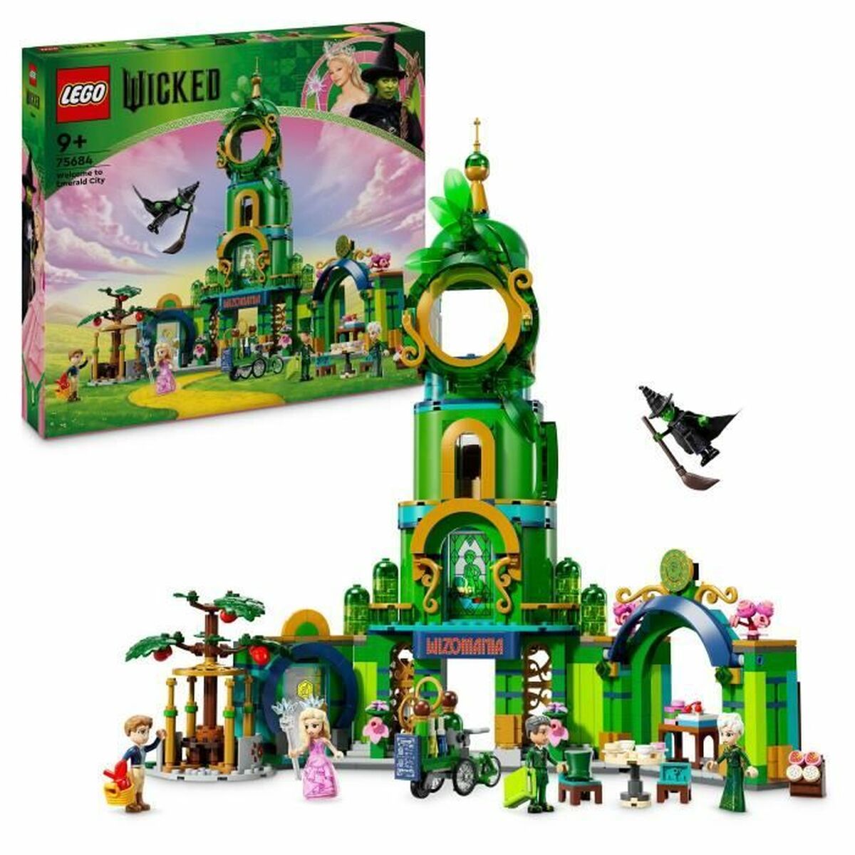 Lego Konstruktsioon Komplekt Lego Wicked 75684 Welcome To Emerald City 945 Tükid, Osad