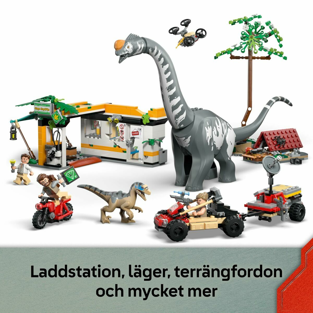 Lego Konstruktsioon Komplekt Lego Jurassic World 76973 Raptor & Titanosaurus Tracking Mission