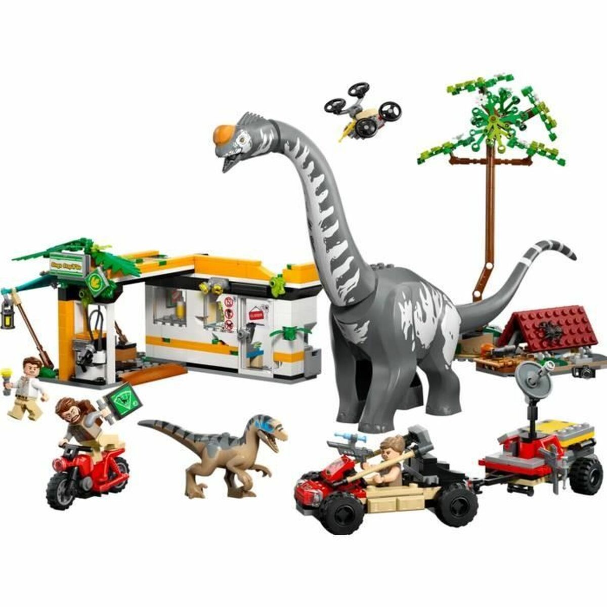 Lego Konstruktsioon Komplekt Lego Jurassic World 76973 Raptor & Titanosaurus Tracking Mission