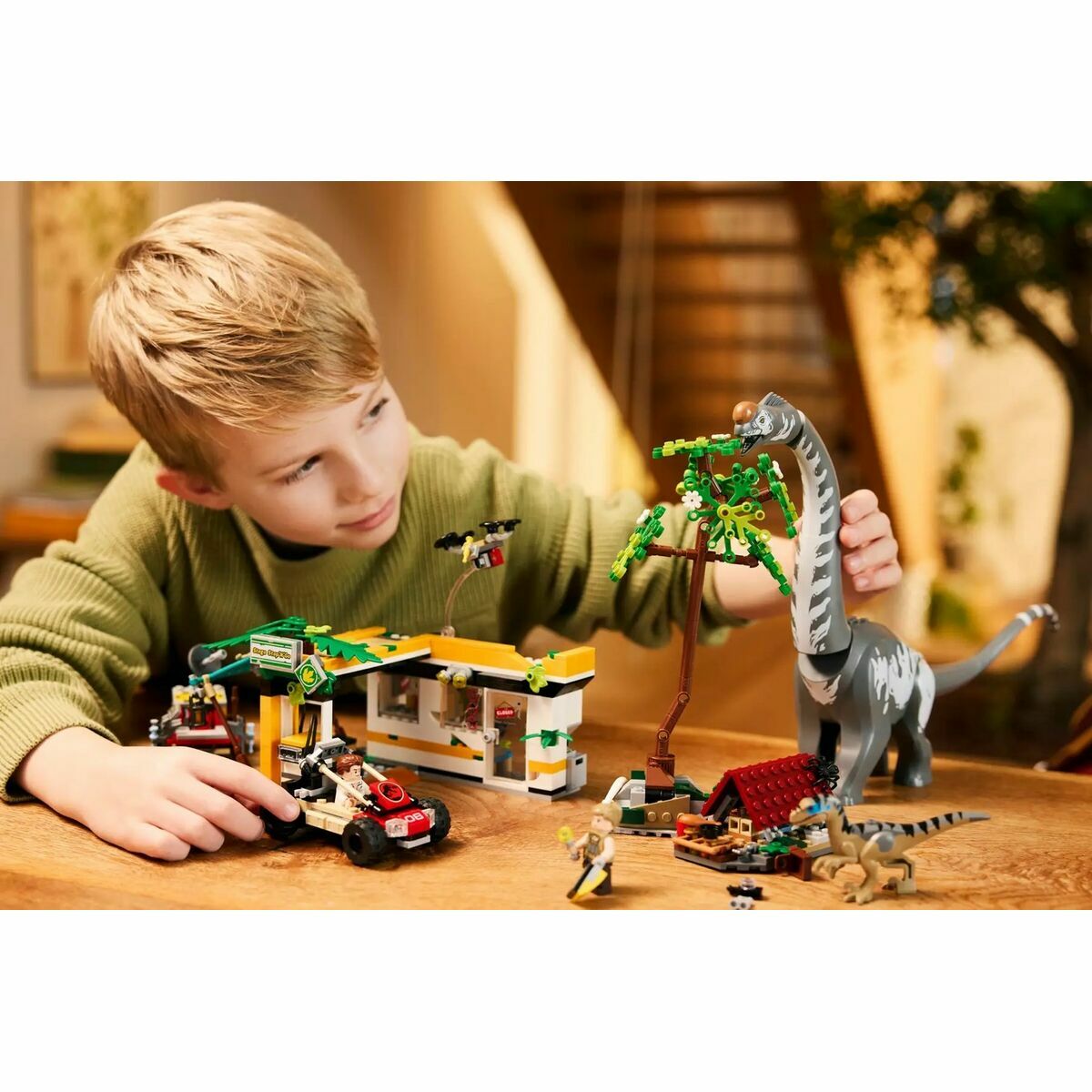 Lego Konstruktsioon Komplekt Lego Jurassic World 76973 Raptor & Titanosaurus Tracking Mission