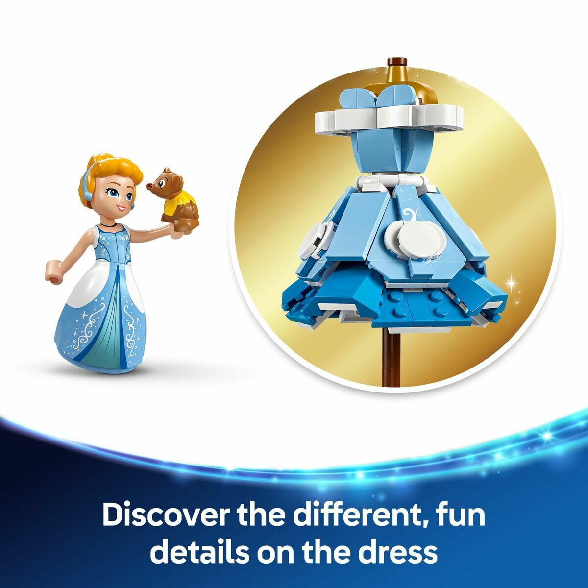 Lego Konstruktsioon Komplekt Lego Disney Princess 43266 474 Tükid, Osad