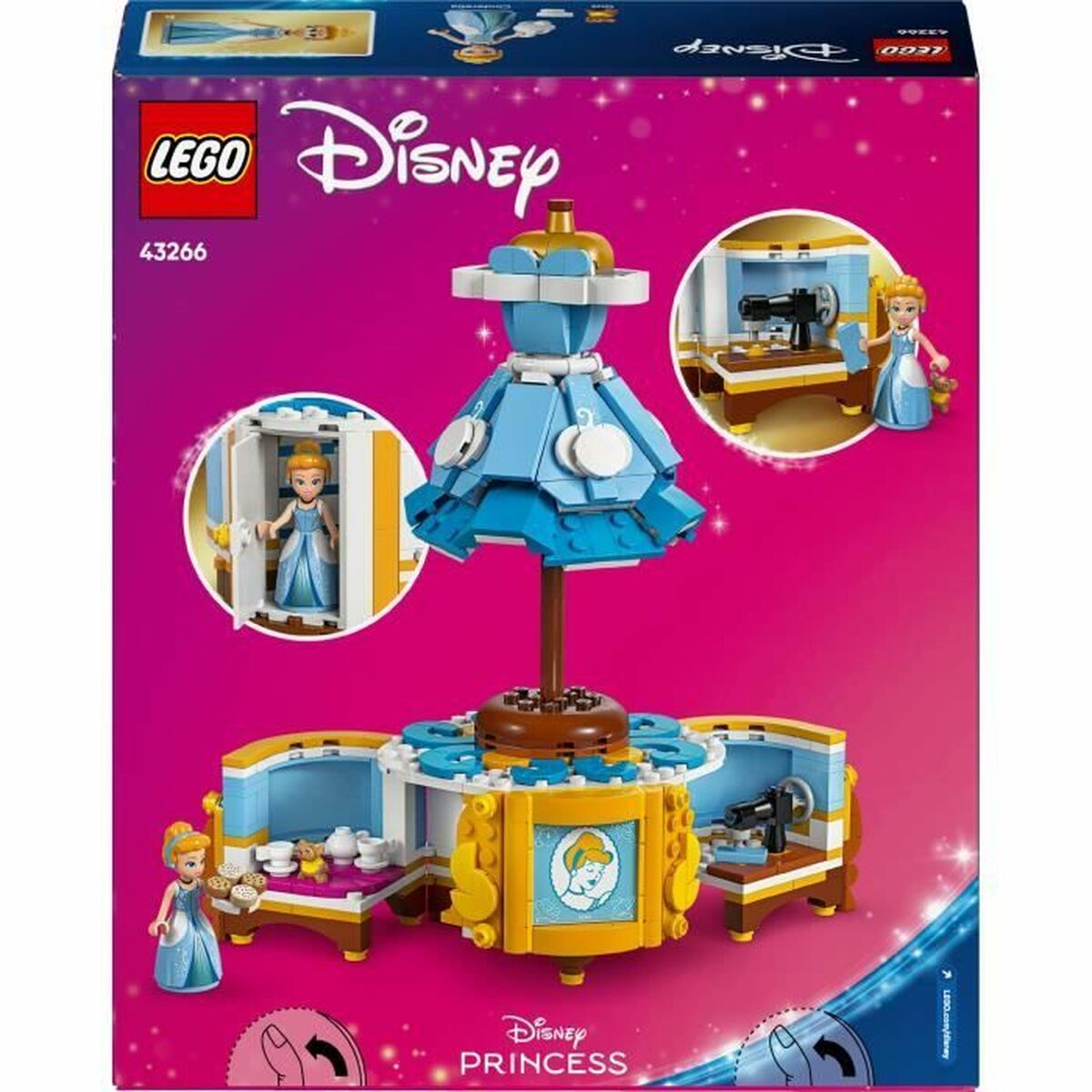 Lego Konstruktsioon Komplekt Lego Disney Princess 43266 474 Tükid, Osad