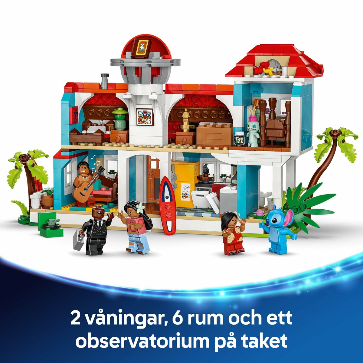 Lego Konstruktsioon Komplekt Lego Disney Lilo & Stitch 43268 834 Tükid, Osad