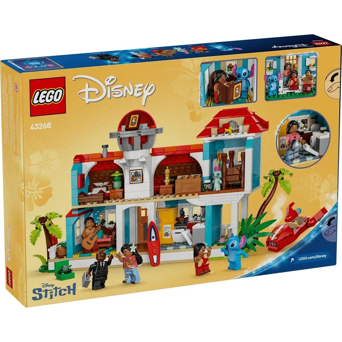 Lego Konstruktsioon Komplekt Lego Disney Lilo & Stitch 43268 834 Tükid, Osad