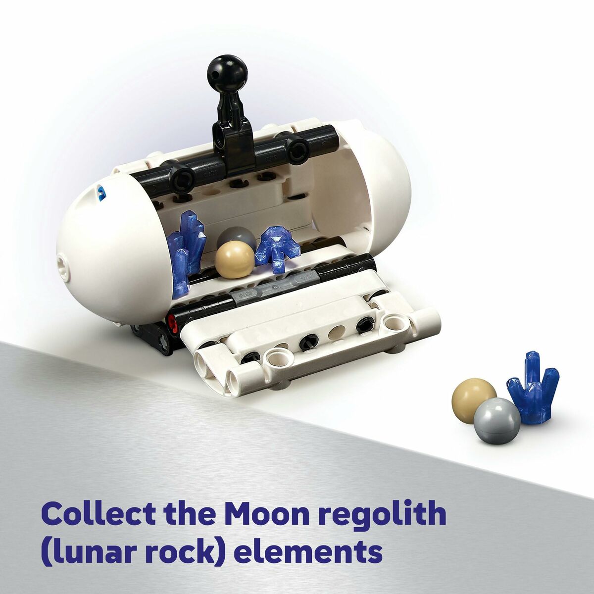 Lego Konstruktsioon Komplekt Lego 42211 Lunar Outpost Moon Rover Space Vehicle 1082 Tükid, Osad