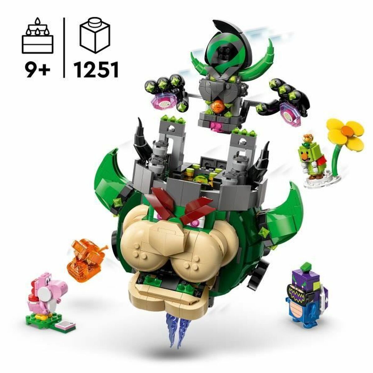 Lego Konstruktsioon Komplekt Lego 72042 Prince Florian And Castle Bowser 1251 Tükid, Osad