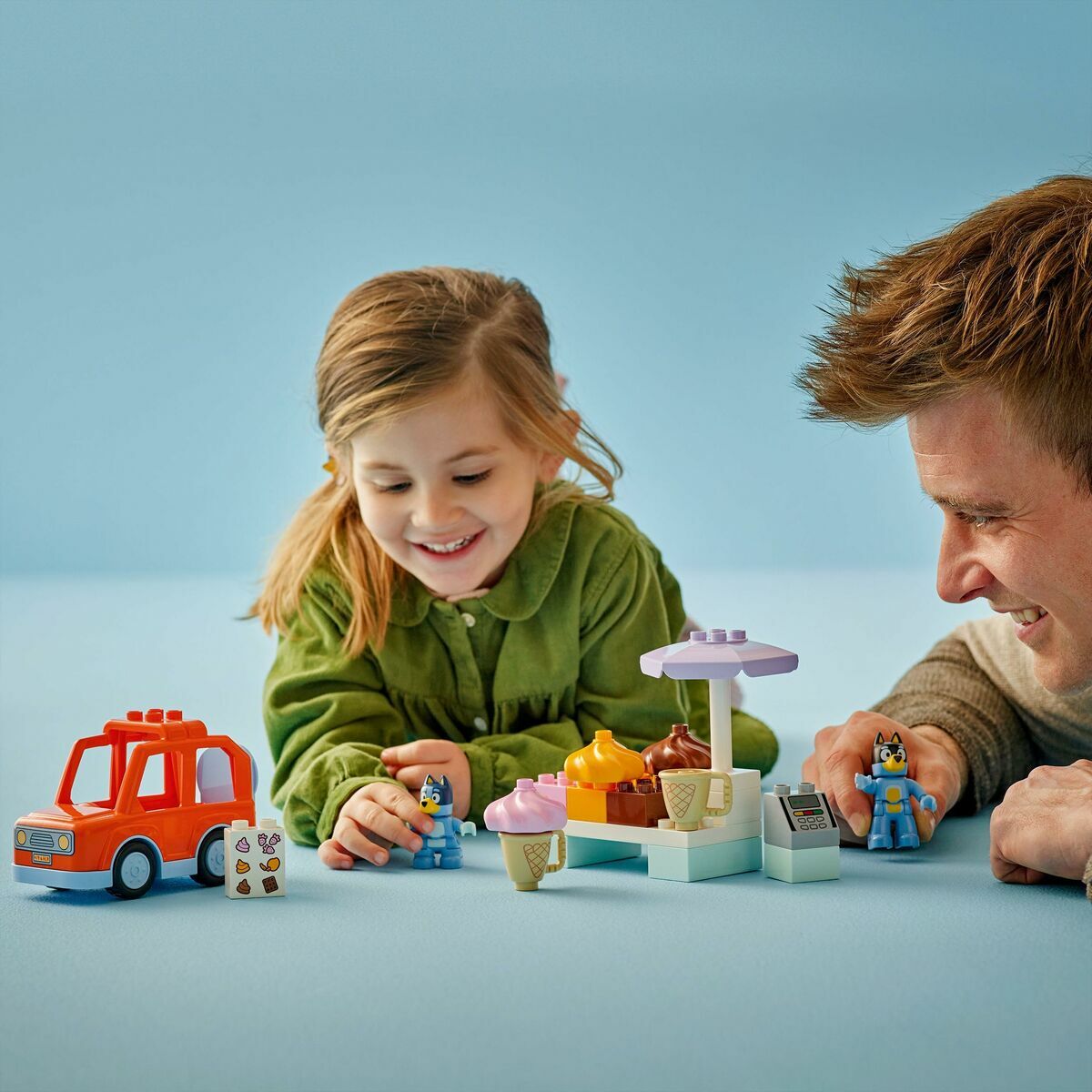 Lego Konstruktsioon Komplekt Lego Duplo 10458 Ice Cream Trip With Bluey 22 Tükid, Osad