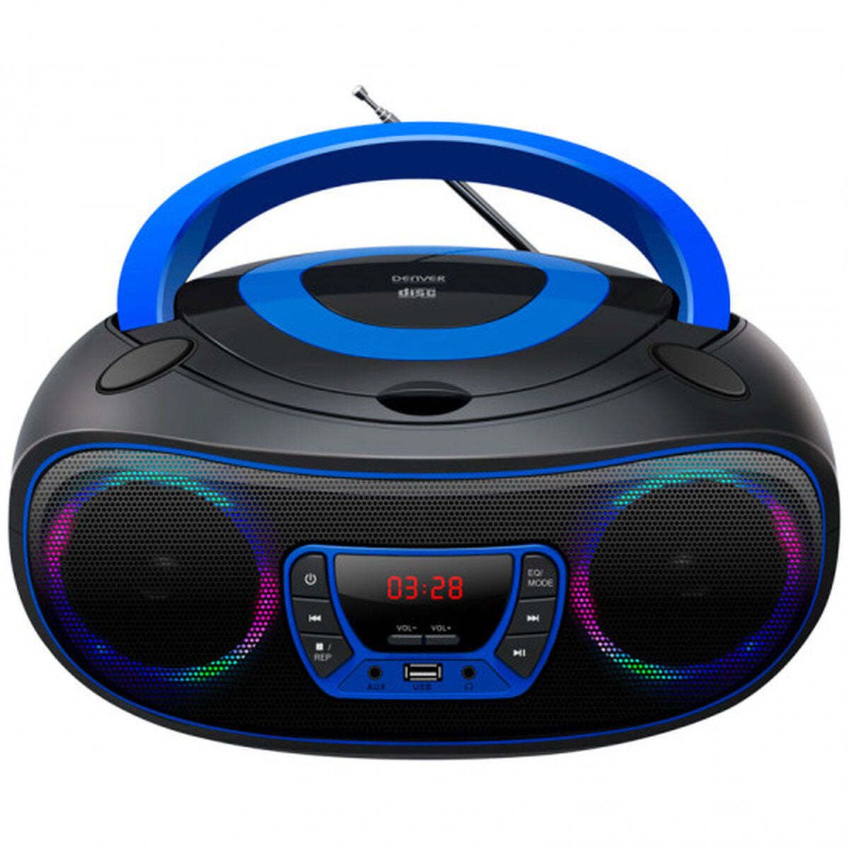 Denver Electronics Raadio-Cd-Mp3-Mängija Denver Electronics 111141300011 Bluetooth Led Lcd