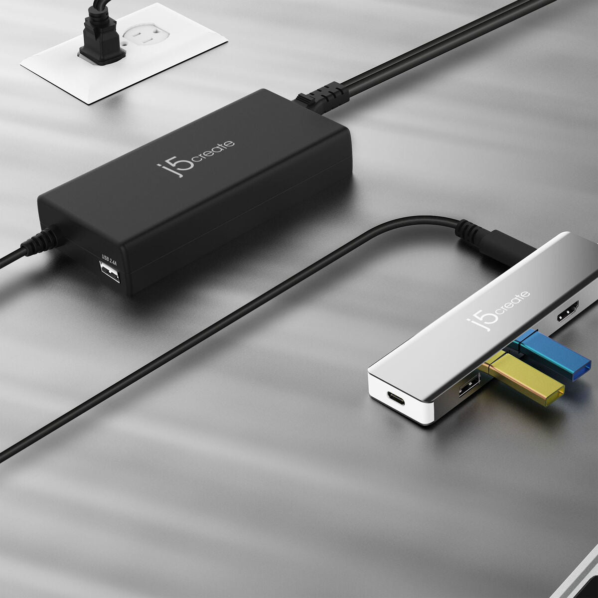 J5Create Kaasaskantav Laadija J5Create Jup2290C-En Must