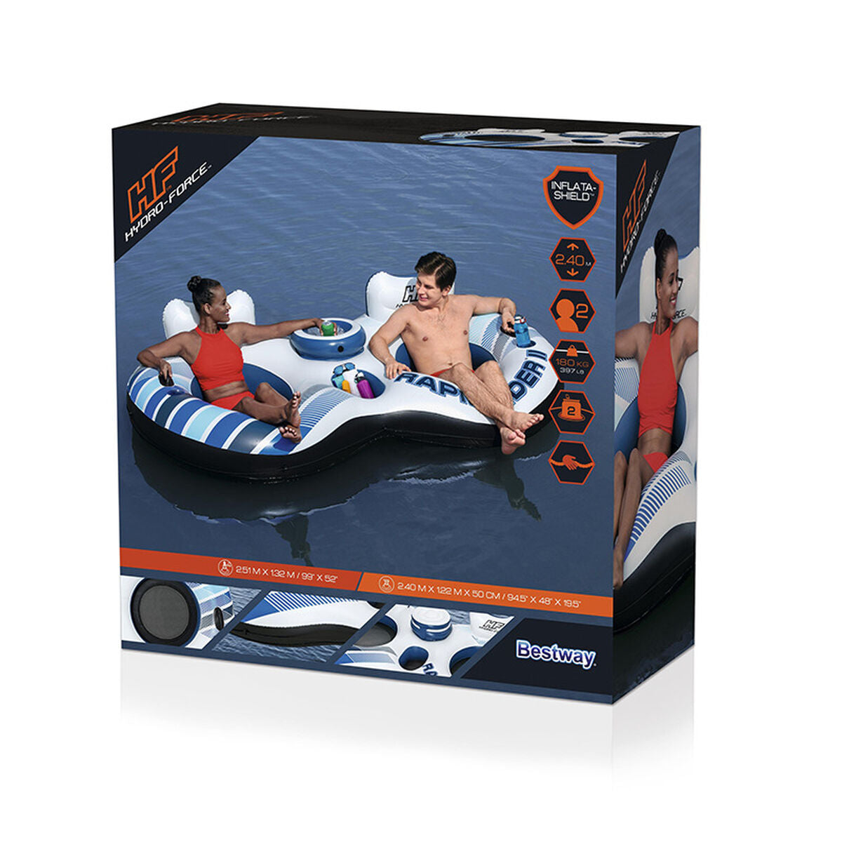 Bestway Täispuhutav Ratas Bestway Rapid Rider 251 X 132 Cm