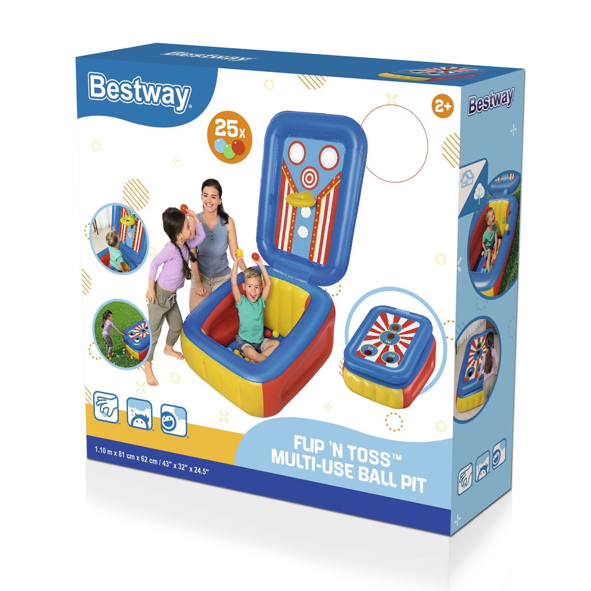 Bestway Pallibassein Bestway Flip'n Toss 110 X 81 X 62 Cm