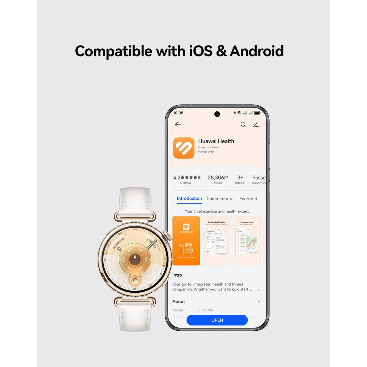 Huawei Nutikell Huawei Konsu-B19F Must 1,32"