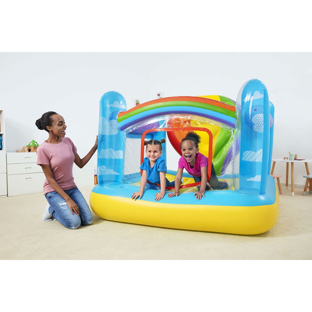 Bestway Täispuhutav Loss Bestway Vikerkaar 175 X 173 X 137 Cm