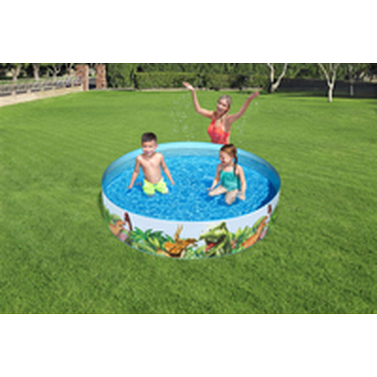 Bestway Täispuhutav Lastebassein Bestway Dinosaurused 244 X 46 Cm