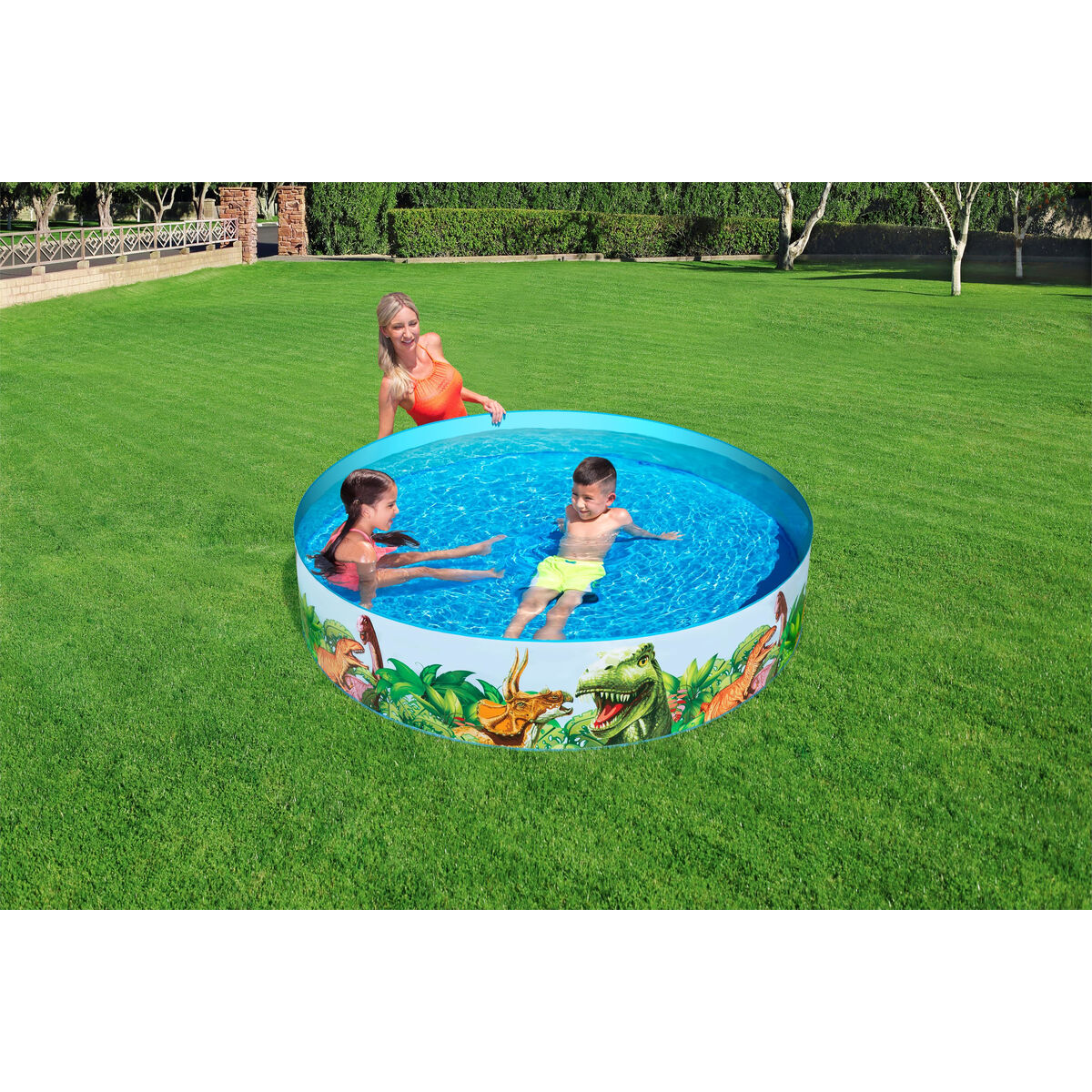 Bestway Täispuhutav Lastebassein Bestway Dinosaurused 244 X 46 Cm